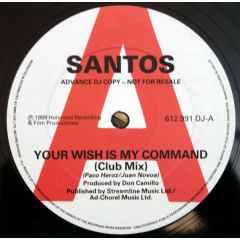 Santos - Santos - Your Wish Is My Command - BMG Records (UK) Ltd.