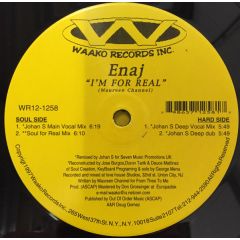 Enaj - Enaj - I'm For Real - Waako Records