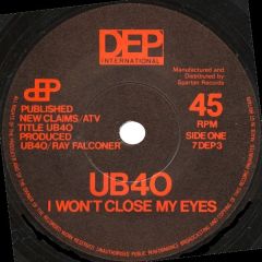 Ub40 - Ub40 - I Won't Close My Eyes - Dep International
