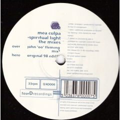 Mea Culpa - Mea Culpa - Spiritual Light Remixes Pt.1 - Four D