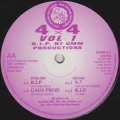 R.i.P. / N7 / Gmm Productions - R.i.P. / N7 / Gmm Productions - 4x4 Vol 1 - Ice Cream Records