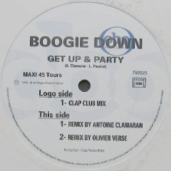 Boogie Down - Boogie Down - Get Up & Party - Obo Record