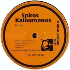 Spiros Kaloumenos - Spiros Kaloumenos - Rock It - Mb Elektronics