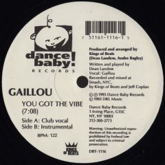 Gaillou - Gaillou - You Got The Vibe - Dance Baby