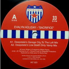 Evalyn Holiday - Evalyn Holiday - Sacrifice - Interstate Records