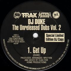 DJ Duke - DJ Duke - The Unreleased Dubs Vol 2 - Power Traxx