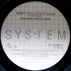 Maxine Singleton - Maxine Singleton - Don't You Love It - System