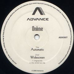 Online - Online - Automatic - Advance 