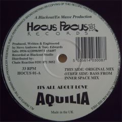Aquilia - Aquilia - It's All About Love - Hocus Pocus Records