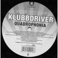 Klubbdriver - Klubbdriver - Quadrophonia - Aqualoop