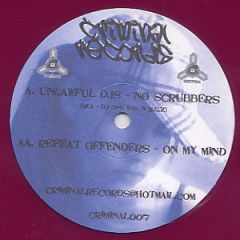 Unlawful DJ's - Unlawful DJ's - No Scrubbers (Purple Vinyl) - Criminal Records