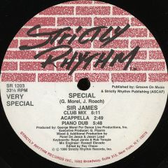 Special - Special - Sir James - Strictly Rhythm