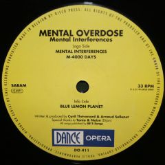 Mental Overdose - Mental Overdose - Mental Interferences - Dance Opera