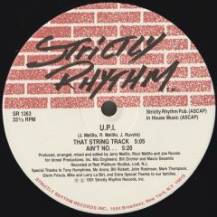 UPI - UPI - That String Track - Strictly Rhythm