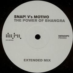 Snap Vs Motivo - Snap Vs Motivo - The Power Of Bhangra (Disc 3) - Data