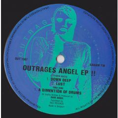 Dave Angel - Dave Angel - Outrages Angel EP - Outrage