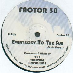 Factor 30 - Factor 30 - Everybody To The Sun - Factor 30