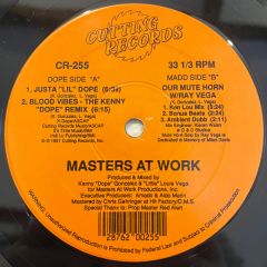 Masters At Work - Masters At Work - Justa Lil Dope / Our Mute Horn - Cutting