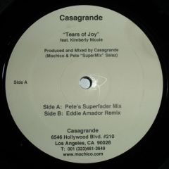 Casagrande - Casagrande - Tears Joy - Casagrande 1