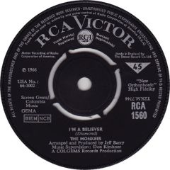 The Monkees - The Monkees - I'm A Believer - Rca Victor