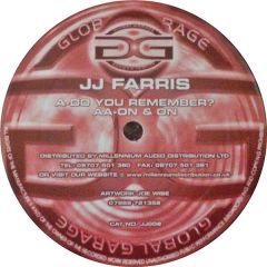 Jj Farris - Jj Farris - Do You Remember - Global Garage