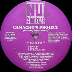 Camacho's Project - Camacho's Project - Slave - Nu Groove