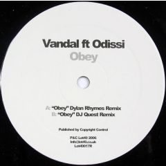 Vandal - Vandal - Obey (Remixes) - Lot 49