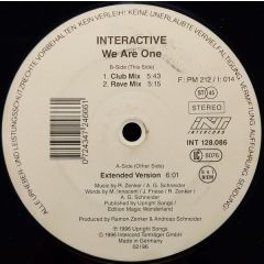 Interactive - Interactive - We Are One - Blow Up