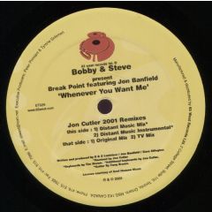 Bobbi & Steve Present Break Point Featuring Jon Banfield - Bobbi & Steve Present Break Point Featuring Jon Banfield - Whenever You Want Me - 83 West Records