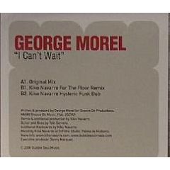 George Morel - George Morel - I Can't Wait - Bubble Soul