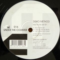Disko Method - Disko Method - High In The Sky EP - UTC