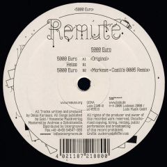 Remute - Remute - 5000 Euro - Lado Musik
