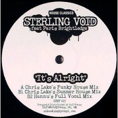 Sterling Void Feat Paris Brightledge - Sterling Void Feat Paris Brightledge - It's Alright - Simply Recordings