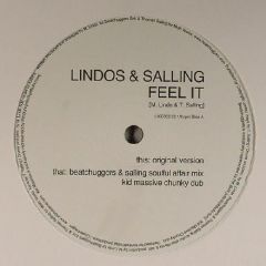 Lindos & Thomas Salling - Lindos & Thomas Salling - Feel It - Soundslike Records