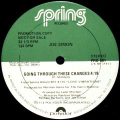 Joe Simon - Joe Simon - Going Through These Changes - Spring
