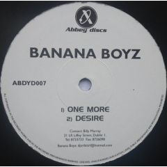 Banana Boyz - Banana Boyz - One More / Desire - Abbey Discs