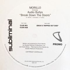 Morillo - Morillo - Break Down The Doors - Subliminal