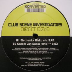 Club Scene Investigators - Club Scene Investigators - Direct Dizko - Konverted