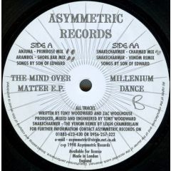 Millenium Dance - Millenium Dance - The Mind Over Matter E.P. - Asymmetric Records