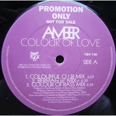 Amber - Amber - Colour Of Love - Tommy Boy