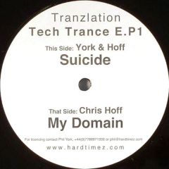 Phil York & Chris Hoff - Phil York & Chris Hoff - Tranzlation Tech Trance EP - Tranzlation