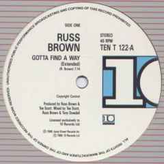 Russ Brown - Russ Brown - Gotta Find A Way - 10 Records