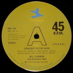 Bill Summers - Bill Summers - Straight To The Bank - Prestige