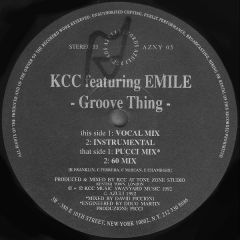 Kcc Featuring Emile - Kcc Featuring Emile - Groove Thing - Azuli