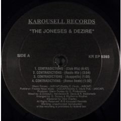 The Jonses & Dezire - The Jonses & Dezire - Contradictions - Karousell Records