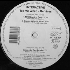 Interactive - Interactive - Tell Me When (Remixes) - Blow Up