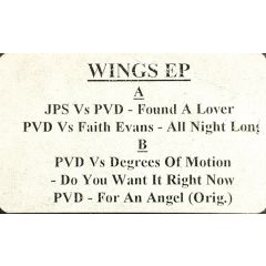 Paul van Dyk - Paul van Dyk - Wings EP - Not On Label (Paul van Dyk), Not On Label (Rachel McFarlane), Not On Label (Faith Evans), Not On Label (Degrees Of Motion)