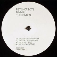 Pet Shop Boys - Pet Shop Boys - Minimal (Remixes) - Parlophone