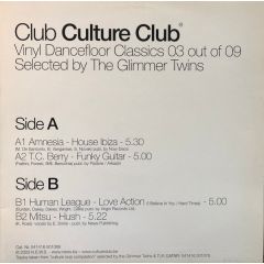 Club Culture Club - Club Culture Club - Vinyl Dancefloor Classics 03 Out Of 09 - Eskimo