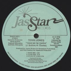 Terri Jones - Terri Jones - Take Me I'm Yours - Jas Star